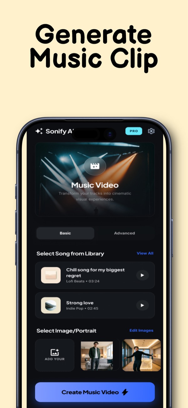 Sonify screenshot